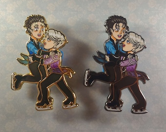 Yuri on Ice (Yuri and Victor) || 2.75" Inch Hard Enamel Pin