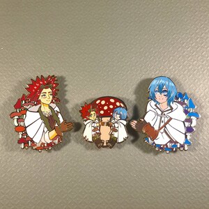 Sabikui Bisco (Milo Nekoyanagi and Akaboshi Bisco) || 2&quot;- 3&quot; Inch Hard Enamel Pins