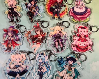 Genshin Impact || 3"-3.5" Acrylic Keychains