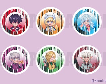 Kemono Jihen || 1.25" Inch Button Set