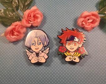 SK8 (Reki and Langa (Renga))  || 2" Inch Hard Enamel Pins