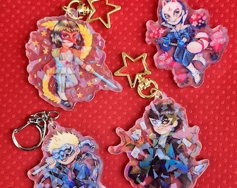 P5/P5R || 2.5" Inch Holographic Acrylic Keychains
