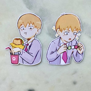 Reigen Arataka Mob Psycho 100 pegatinas