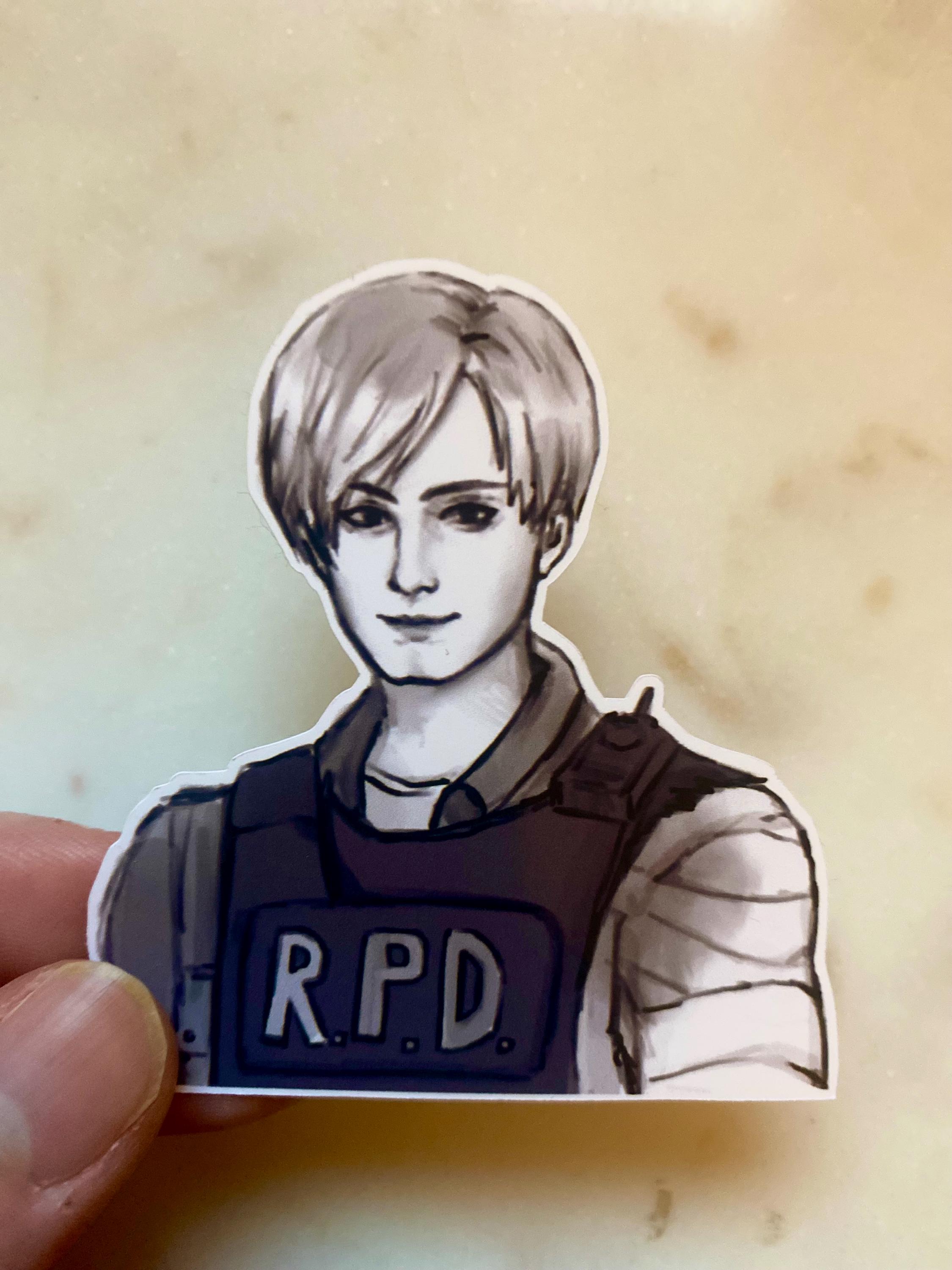 バイオハザード　Resident Evil レオン　ステッカー バイオハザード レオン ステッカー - Etsy 日本