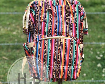 serape diaper backpack
