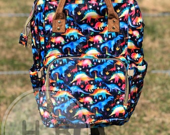 dinosaur backpack diaper bag