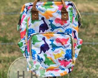 dinosaur diaper bag backpack