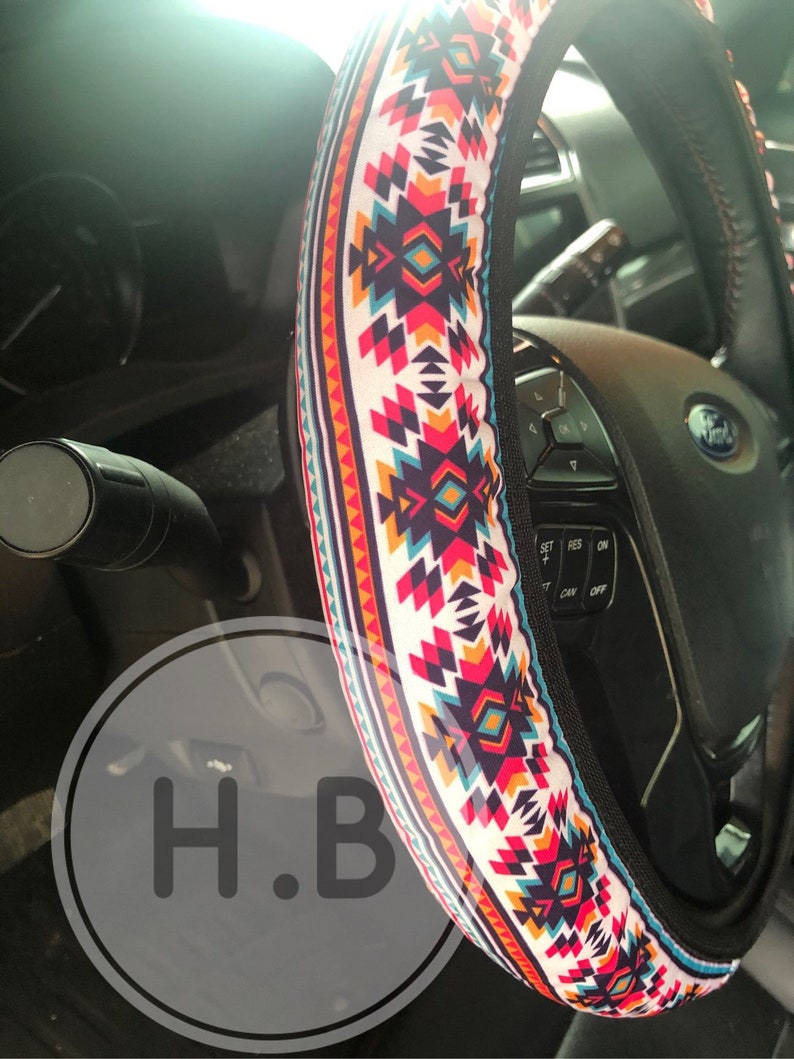 Steering Wheel Cover Aztec Steering Wheel Cover Tribal Etsy