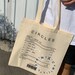 mac miller tote, circles album tote, mac miller circles merch, song receipt tote 
