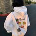 new yorker fruits hoodie, magazine cover print, new yorker print, graphic design hoodie