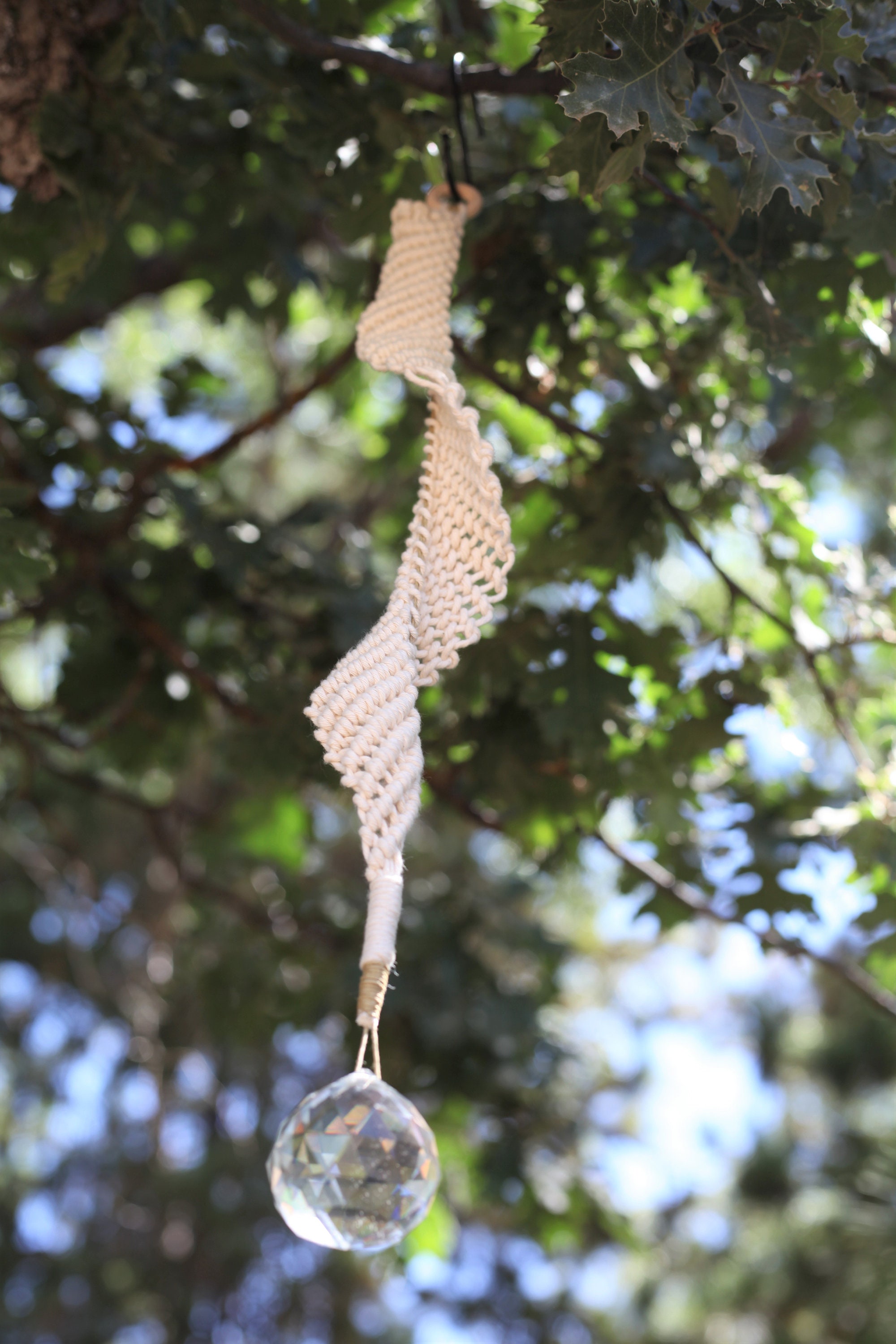MACRAME DIY PATTERN Light suncatcher window ornament Etsy