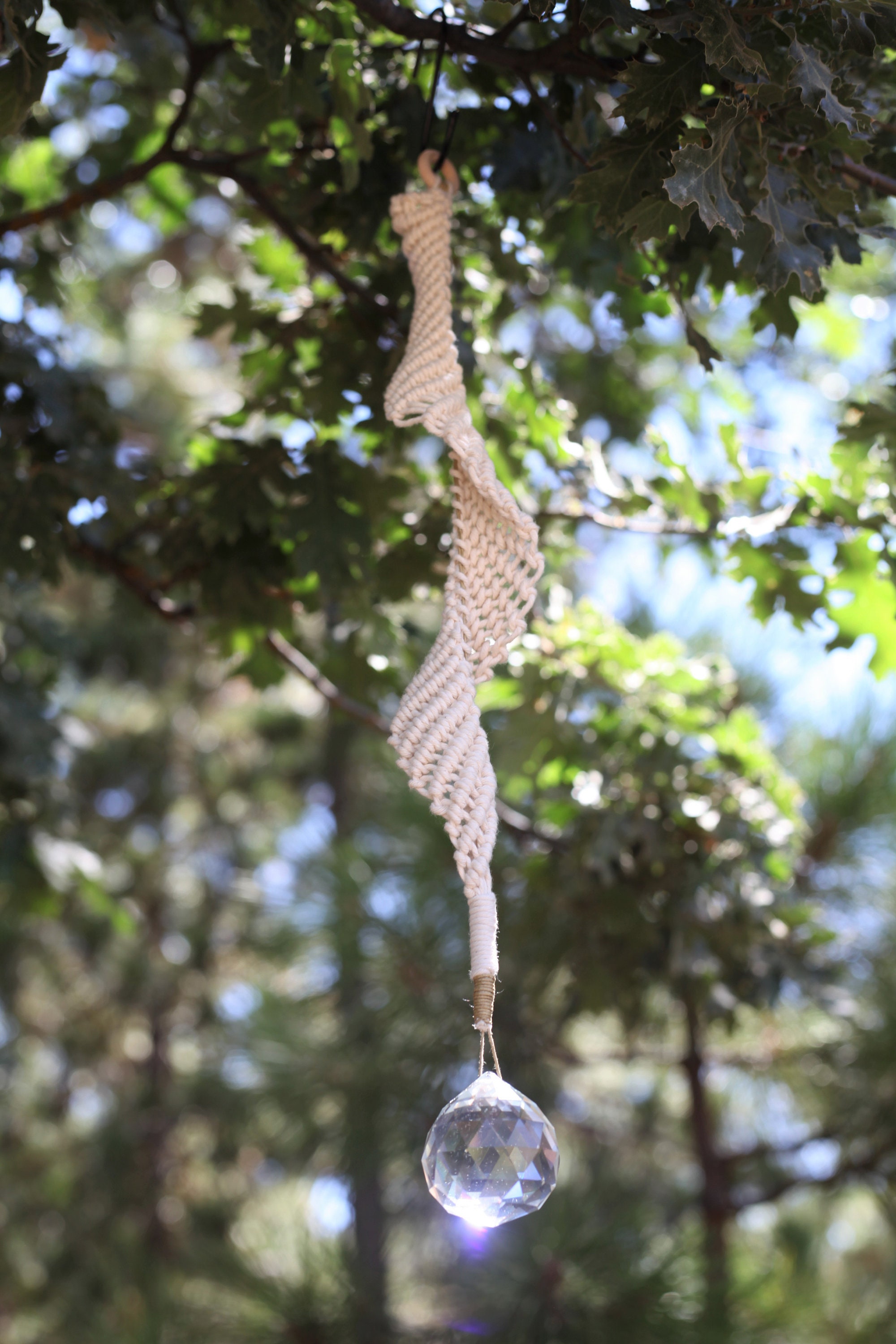 MACRAME DIY PATTERN Light suncatcher window ornament Etsy