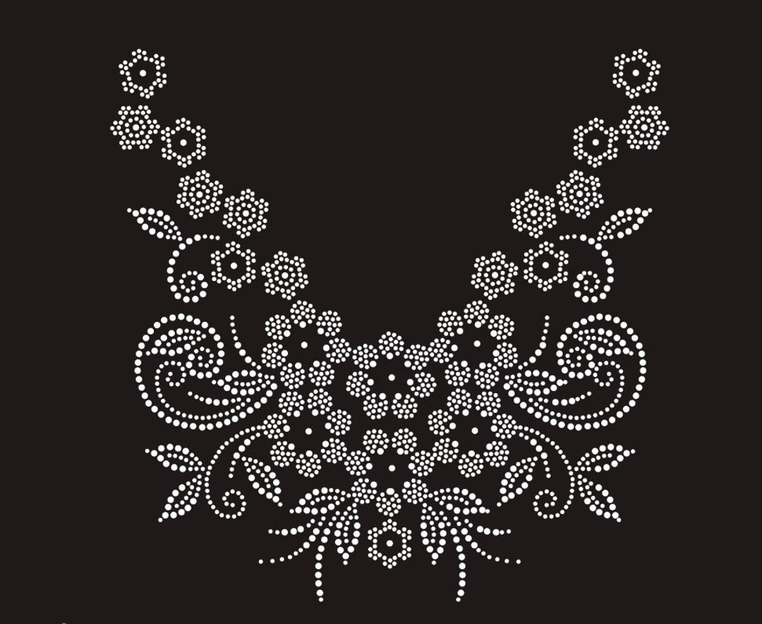 2727cm Rhinestone Transfer Iron on Hot Fix Rhinestone Etsy