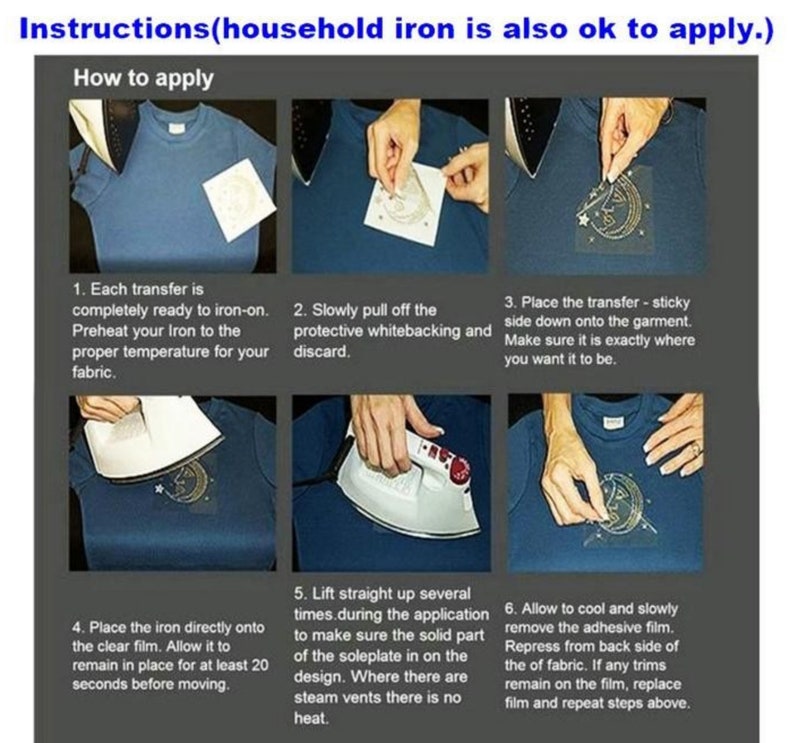 2519cm Rhinestone Transfer, Iron on Hot Fix, Rhinestone Transfer Bling