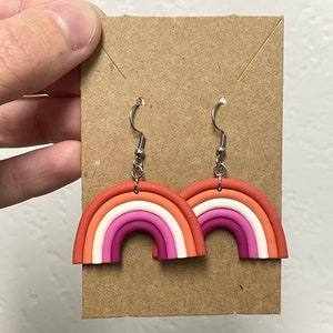 Rainbow Lesbian Pride Dangles