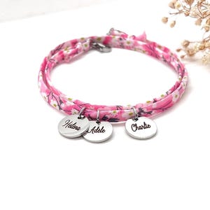 Personalized liberty bracelet, Mother&#39;s Day gift, children&#39;s bracelet, personalized birthday gift, godmother gift, thank you nanny