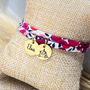 Personalized liberty bracelet, personalized children&#39;s bracelet, Mother&#39;s Day gift, personalized birthday gift, communion gift