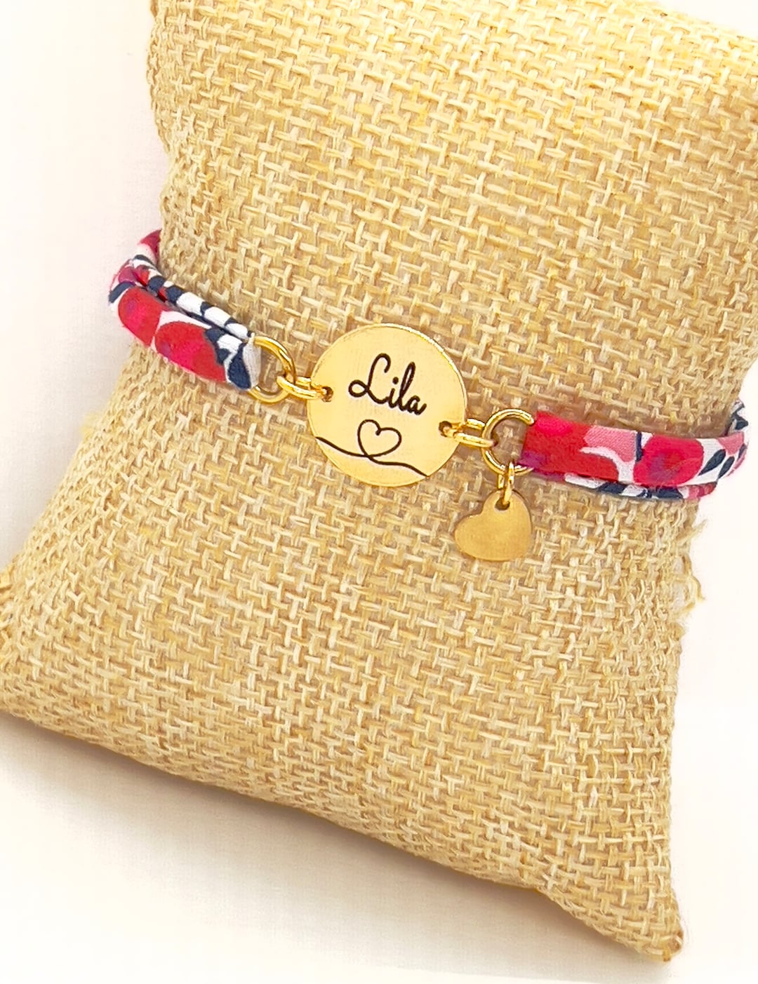Bracelet Personnalisable Plaqué Or Cible Gm | Little Boo