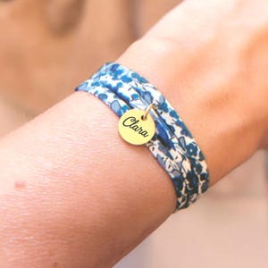 Personalized 3-wrap bracelet, personalized women&#39;s bracelet, personalized gift, women&#39;s bracelet, liberty bracelet
