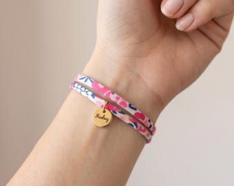 Personalized Liberty bracelet, Gift for women, Personalized engraved jewelry, Birthday gift