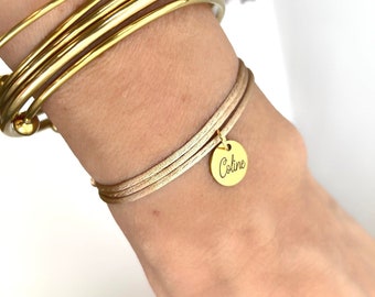 Bracelet personnalisé, cadeau ANNIVERSAIRE personnalisé, cadeau témoin personnalisé, cadeau tata personnalisé, bracelet maman personnalisé