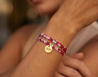 Personalized Liberty bracelet, engraved jewelry, women's bracelet, personalized birthday gift