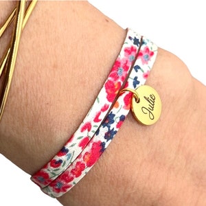 Personalized Liberty cord bracelet, personalized gift, personalized women&#39;s jewelry, children&#39;s jewelry, Mother&#39;s Day, first name bracelet, godmother