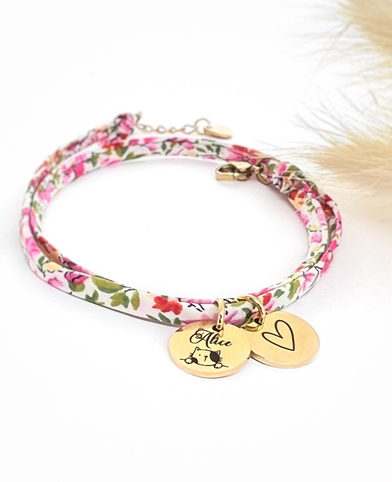 Personalized liberty bracelet, personalized children's jewelry, personalized birthday, women's bracelet, personalized godmother gift