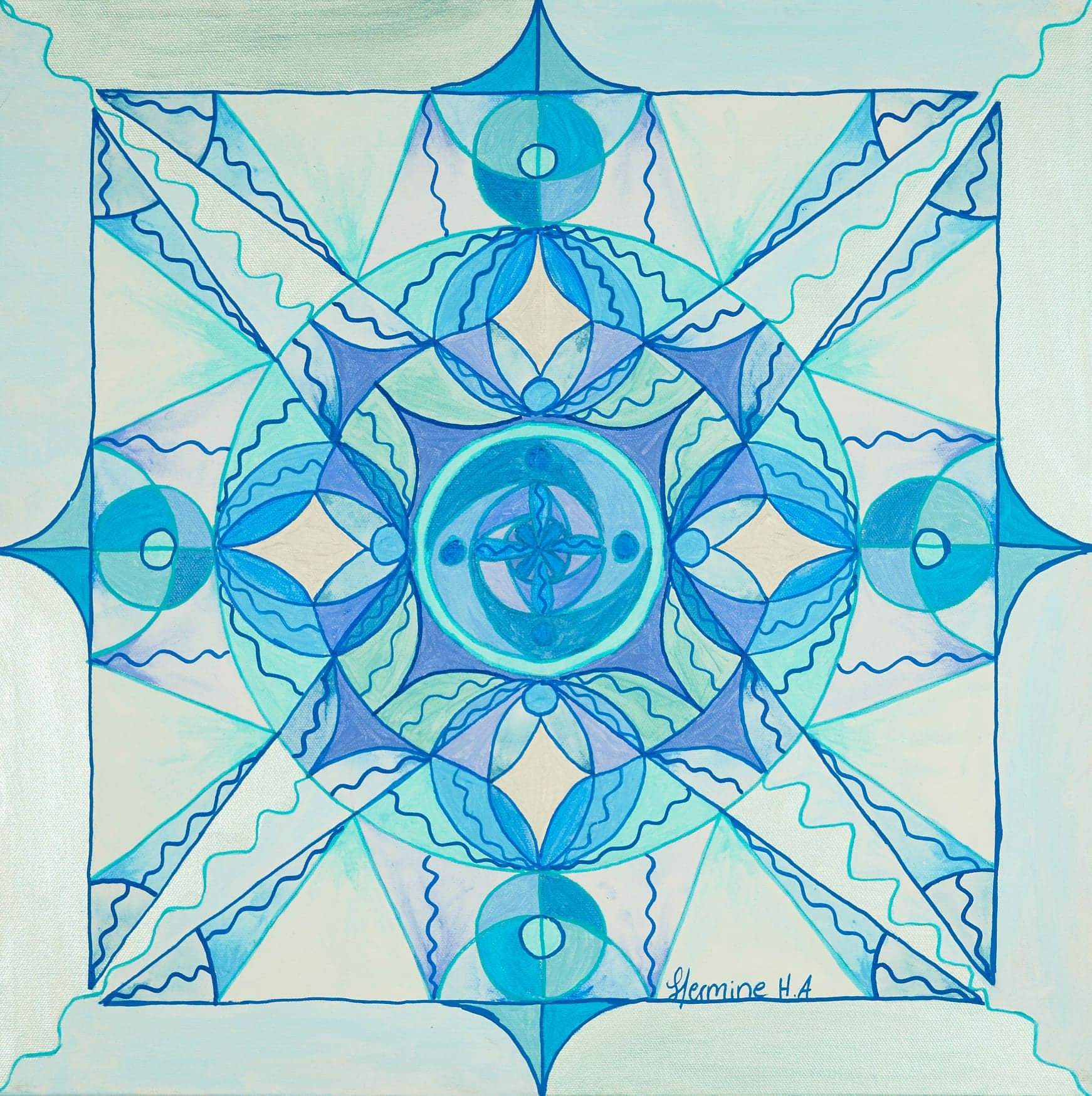 Throat Chakra Energetic Painting Throat Chakra Healing and Alignment Etsy