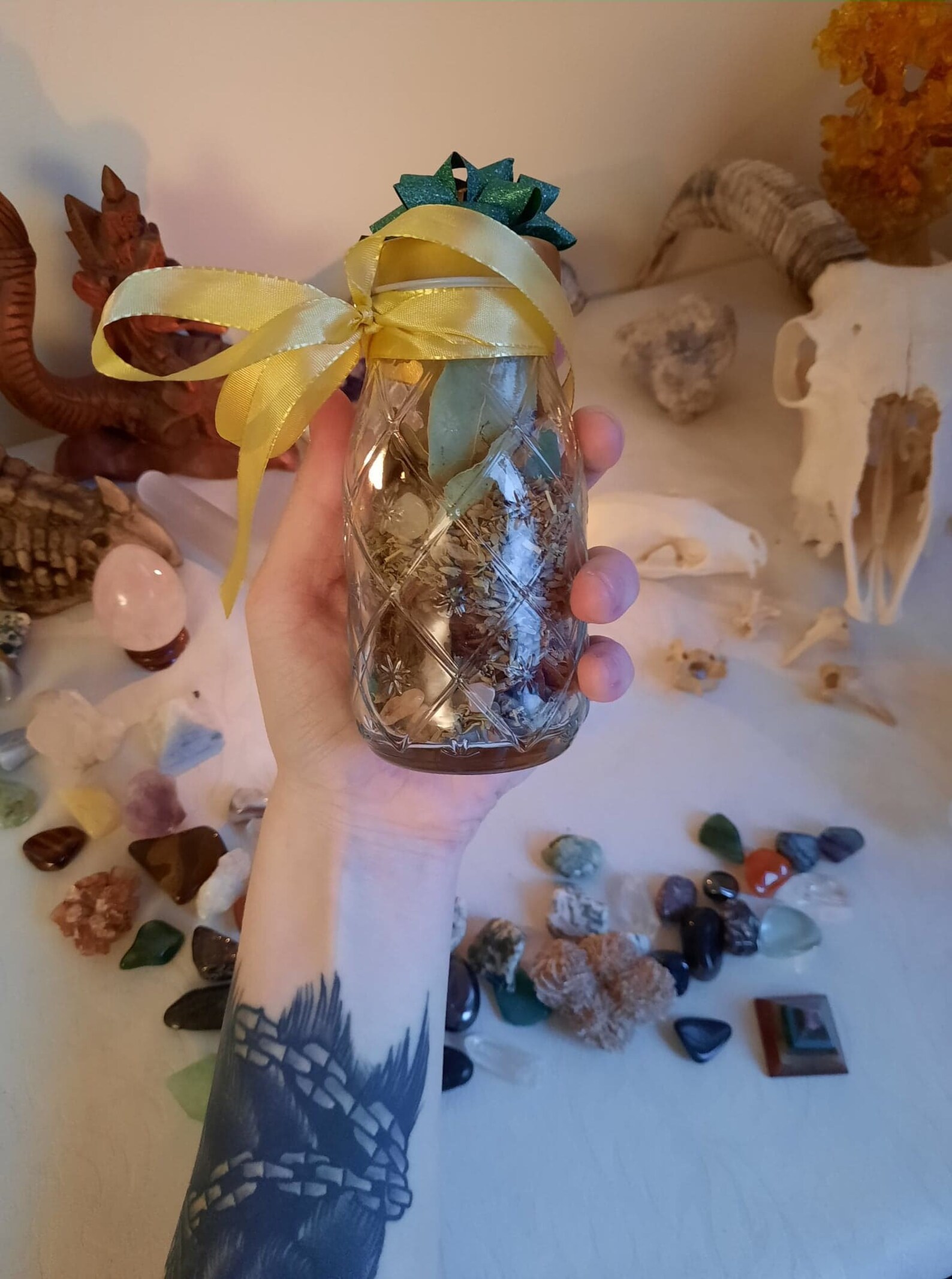 Soul Jar Manifestation Spell Jar Healing Jar Protection Etsy