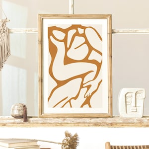 Intimes Paar Kunstdruck romantische Kunst |  Sinnliche abstrakte druckbare Kunst |  Flüsternde Liebende, private Liebesszene