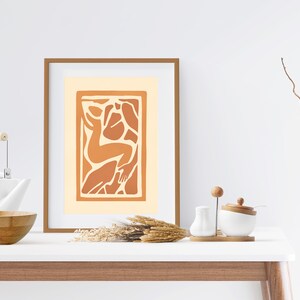 Lovers Art Print, Couple Art, Sensual art, Abstract Boho Art, Minimalist print, Adult Art