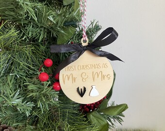 First Christmas Married Christmas Ornaments
