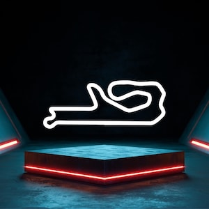 Ridge Motorsports Track Outline Vinyl-Aufkleber - Racing-Enthusiast-Aufkleber - ideal für Laptops, Autos und Ausrüstung