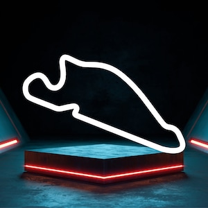 Portland International Raceway Track Outline Vinyl Aufkleber - Racing Enthusiast Aufkleber - ideal für Laptops, Autos und Ausrüstung