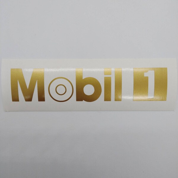 thumbnail image 2 of Mobil Oil 1 Sticker Vinyl Decal – 10 Sizes Available! Includes Tracking Number 2 of 5