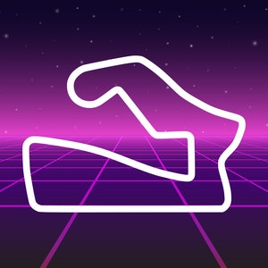 Road America Racertrack Track Outline Vinyl Aufkleber - Racing Enthusiast Sticker - ideal für Laptops, Autos und Ausrüstung