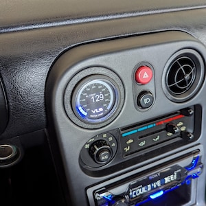 NA/NB Miata 52 mm Vent Gauge Pod | Mx-5 1990–2005 | Tombstone Vent Mount | ABS 3D Printed