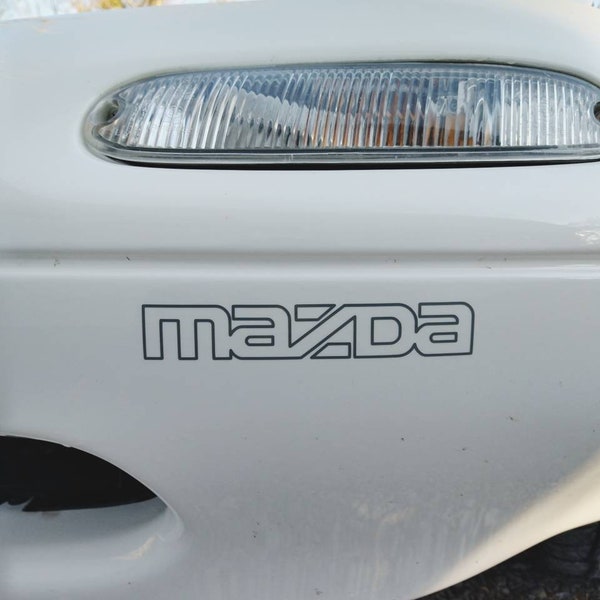 Mazda Logo Outlined Vinyl Decal Sticker