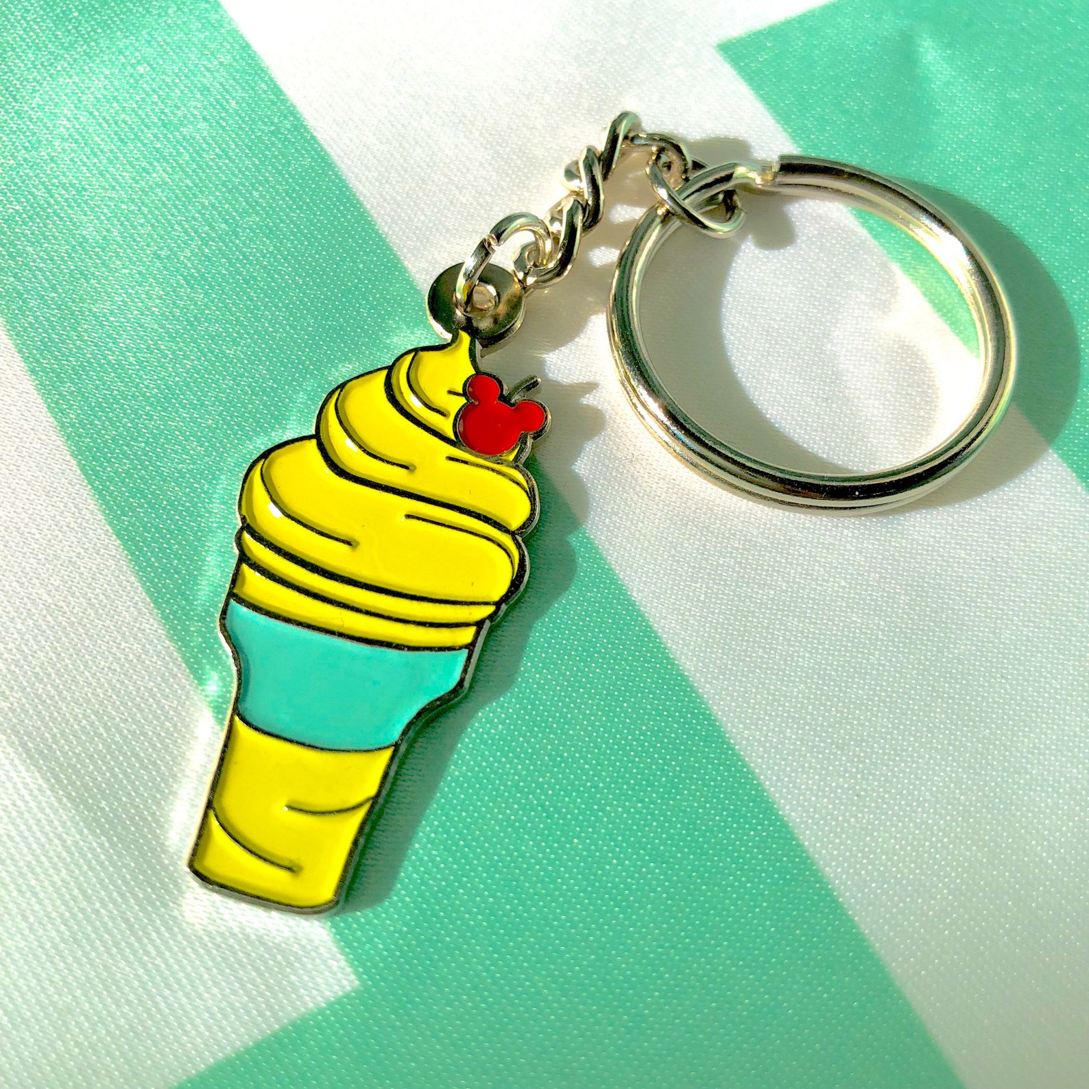 Disney Pixar Pier Frosty Parfait Keychain Etsy