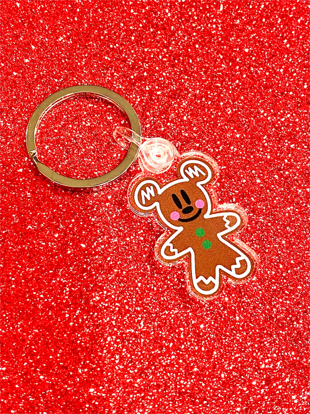 Disney Mr. Gingerbread Mini Keychain Etsy