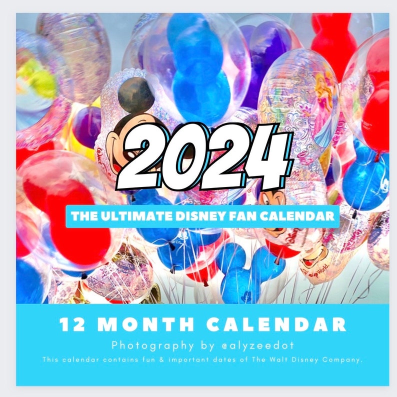 2024 Disney Calendar the Ultimate Disney Fan 12month Wall Calendar