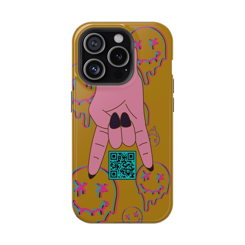 Custom QR Code Phone Case, Perfect for Bartenders, Service Industry, Accept Payment Anywhere, Cool Aesthetic Design Bild 8