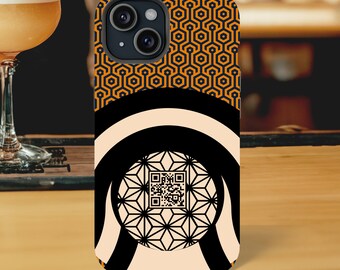 Estuche para teléfono con código QR personalizado / Estuche personalizado para pagos y uso compartido de enlaces para camareros, meseros, peluqueros, músicos y trabajadores eventuales