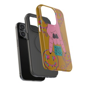 Custom QR Code Phone Case, Perfect for Bartenders, Service Industry, Accept Payment Anywhere, Cool Aesthetic Design Bild 6