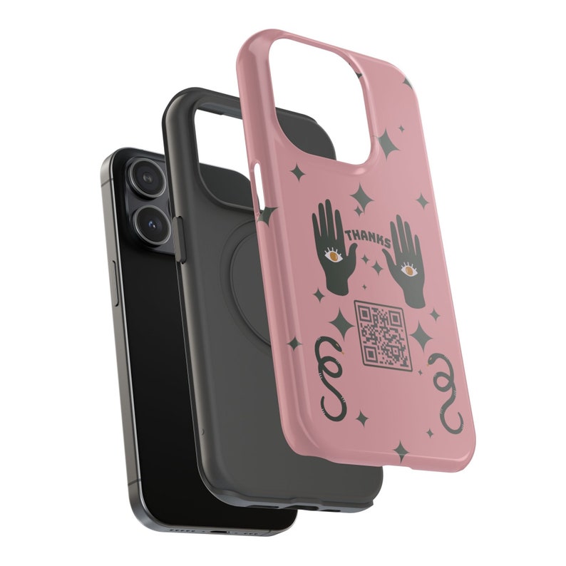 Coditto Phone Case Custom QR Code Impact Resistant Phone Case, Perfect for Bartenders ...