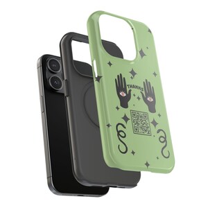 Custom QR Code Impact Resistant Phone Case, Perfect for Bartenders ...