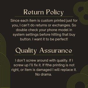 Custom QR Code Phone Case, Perfect for Bartenders, Service Industry, Accept Payment Anywhere, Cool Aesthetic Design Bild 10