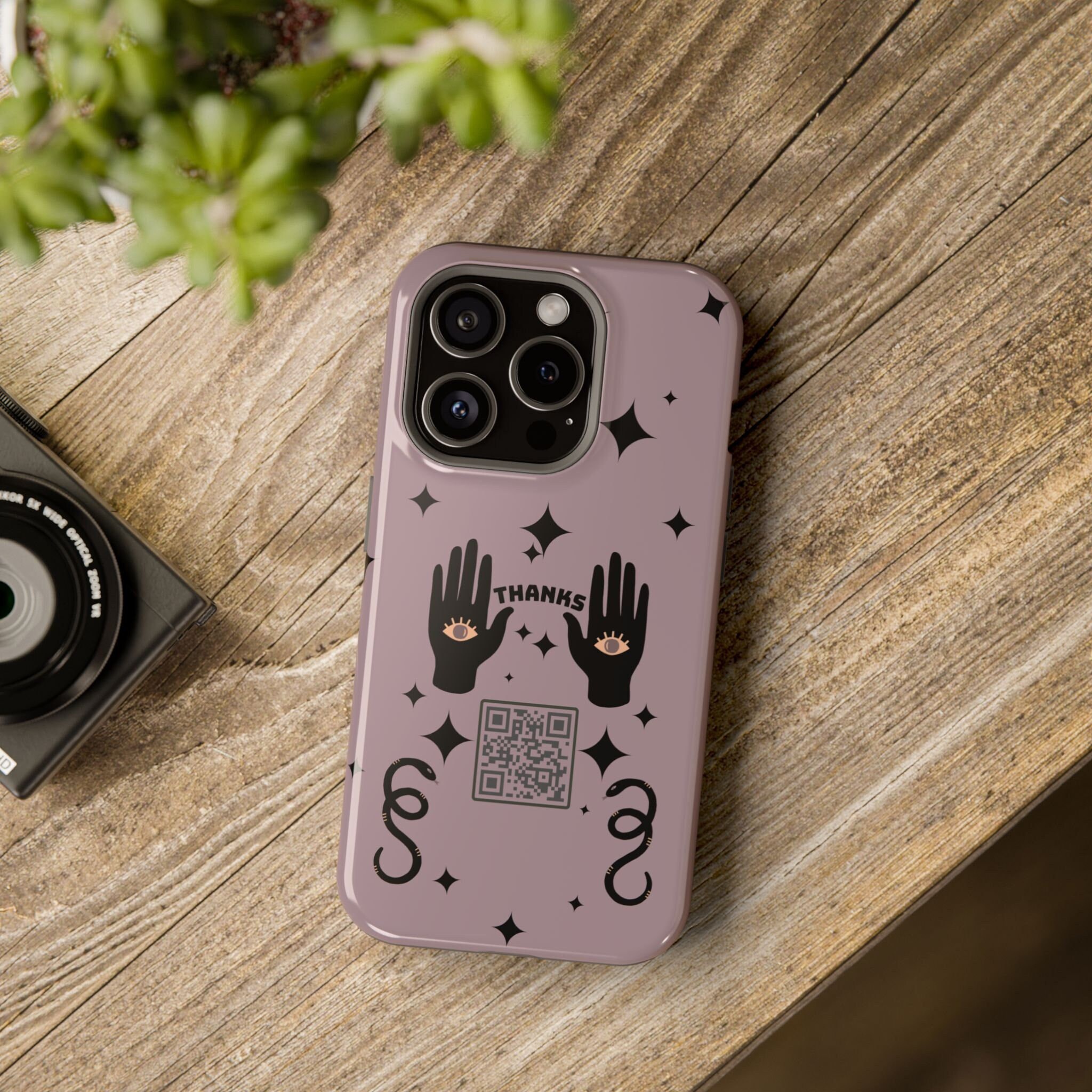 Custom QR Code Impact Resistant Phone Case, Perfect for Bartenders ...