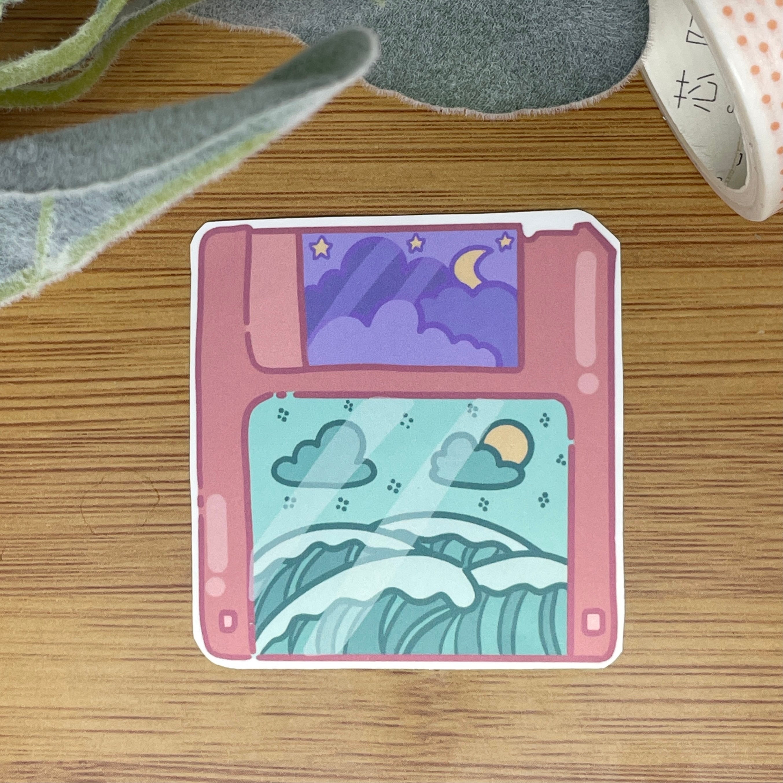 Floppy Disk Sticker Waterproof Etsy